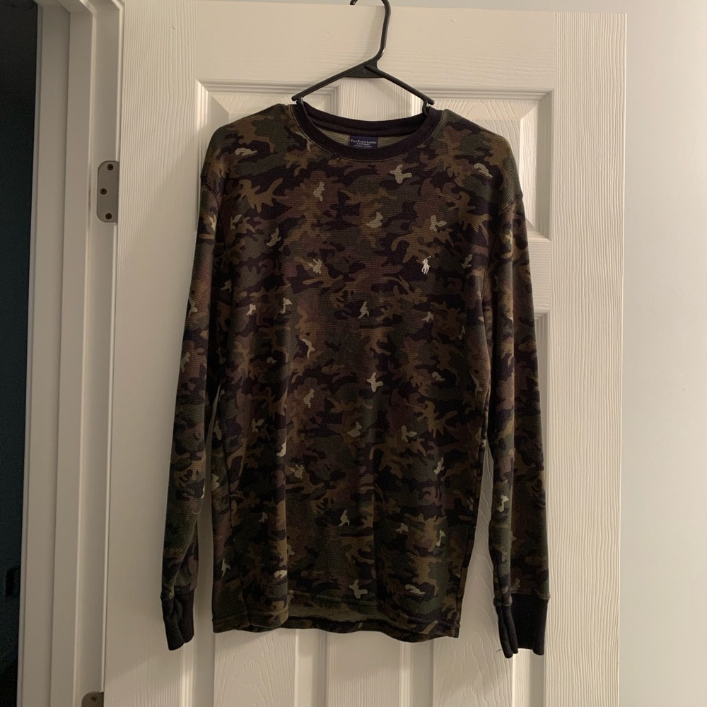 Young men’s Polo long sleeve thermal